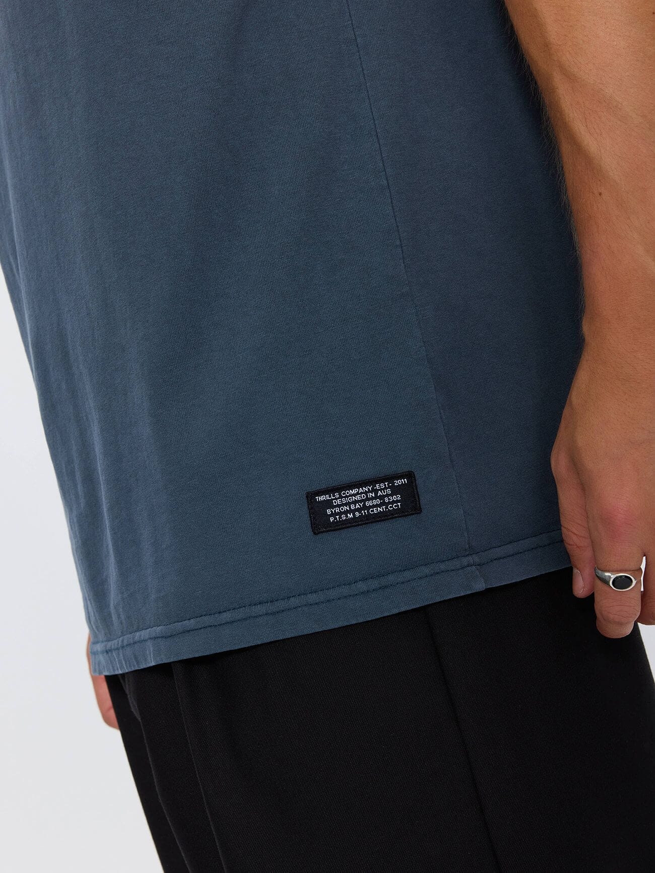 Thrills Military Oversize Fit Tee - Light Petrol XS