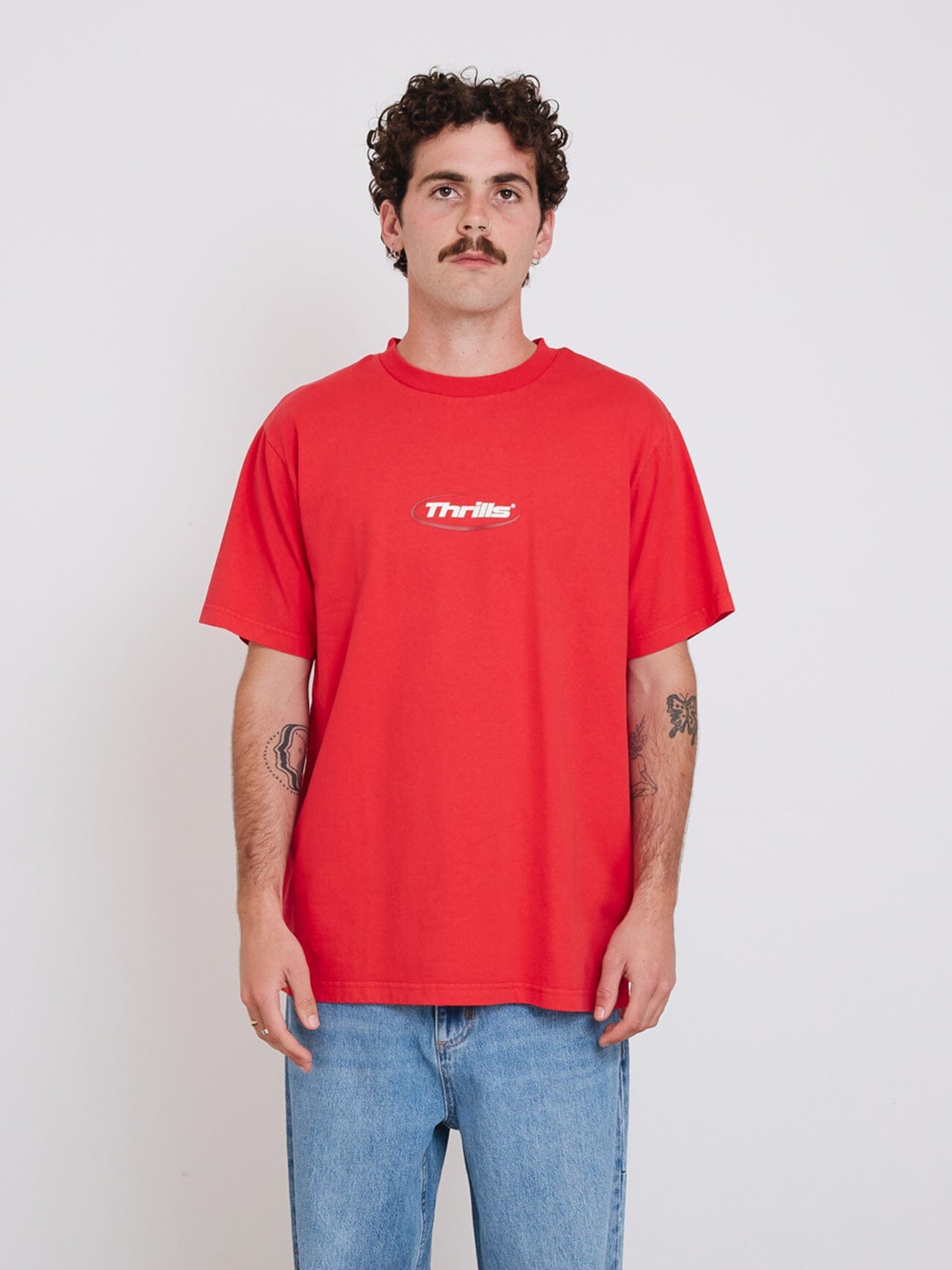 Arena Merch Fit Tee Flame Red Thrills - Main Image