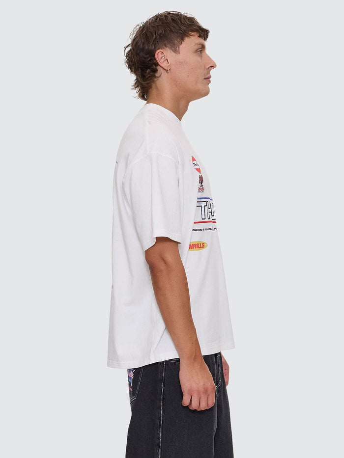 Rapid Response Box Fit Oversize Tee - Dirty White