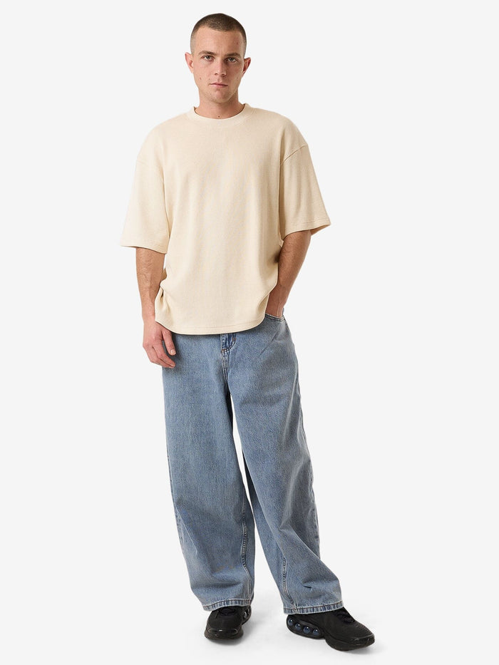 Barrel Leg Balloon Baggy Denim Jean - Garage Blue