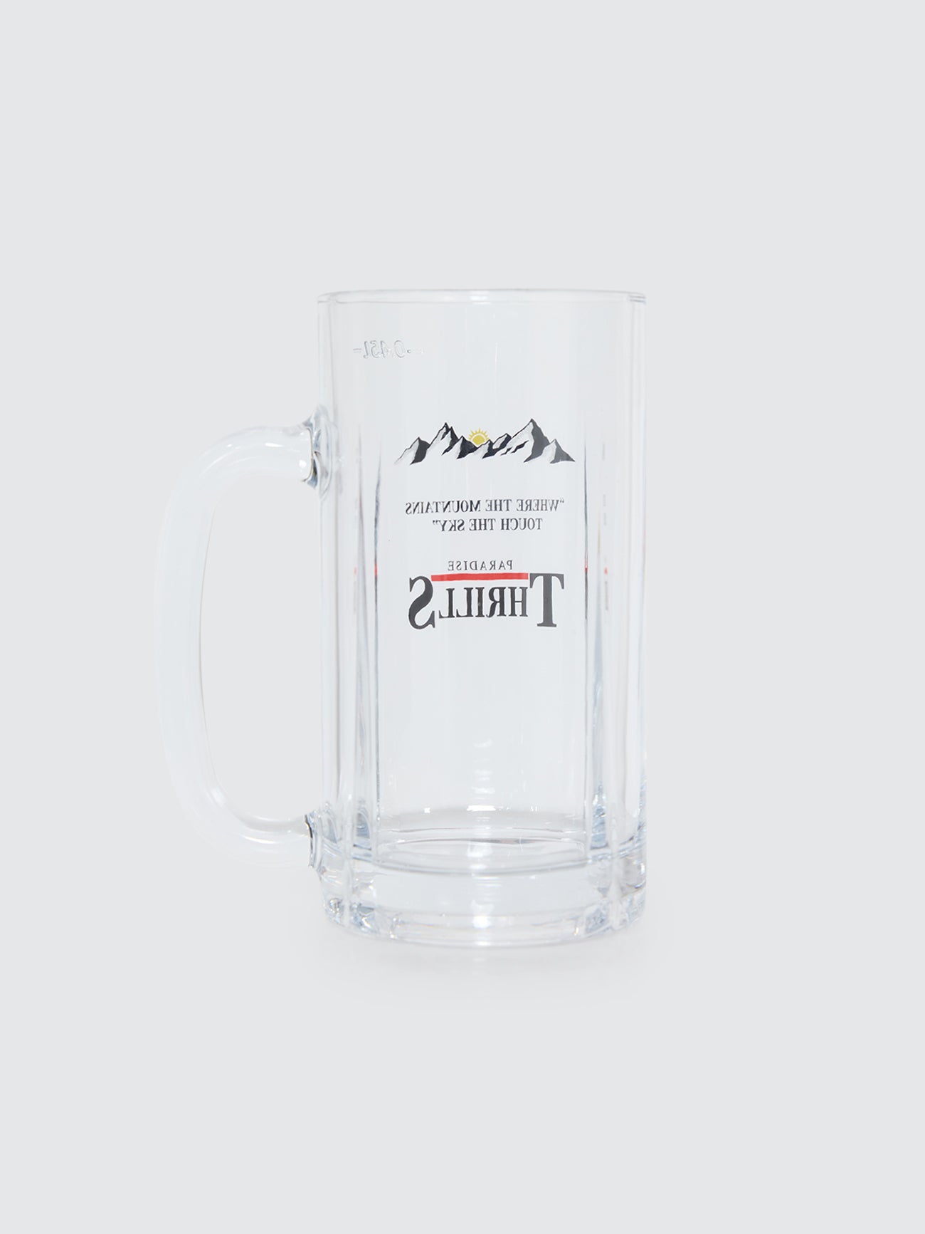 Touch The Sky Beer Glass - Clear