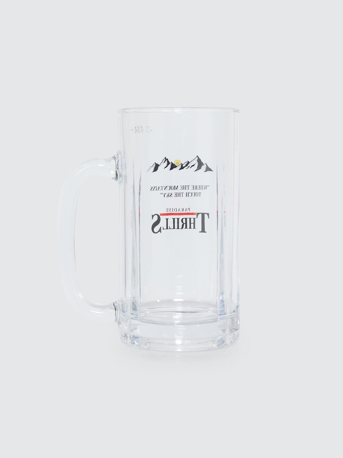 Touch The Sky Beer Glass - Clear