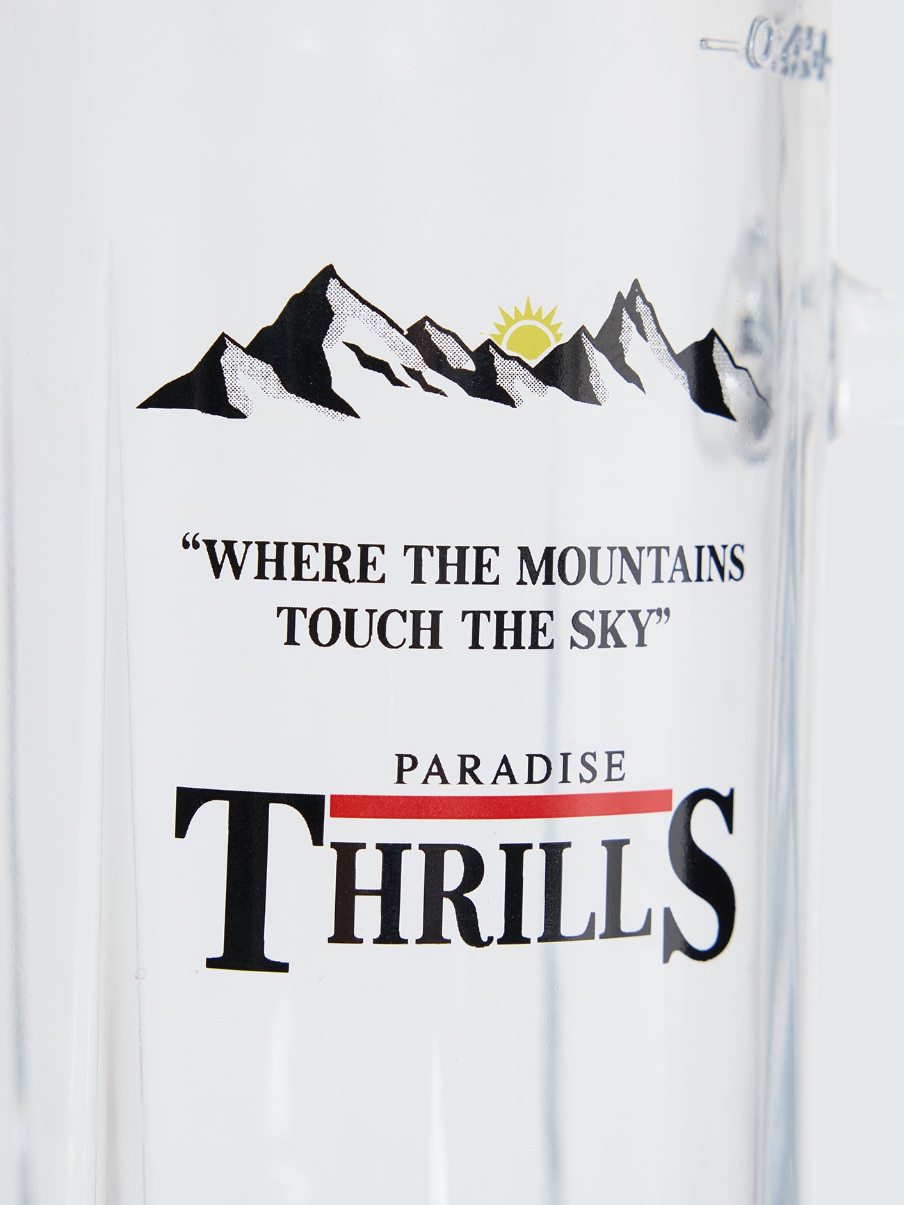 Touch The Sky Beer Glass - Clear