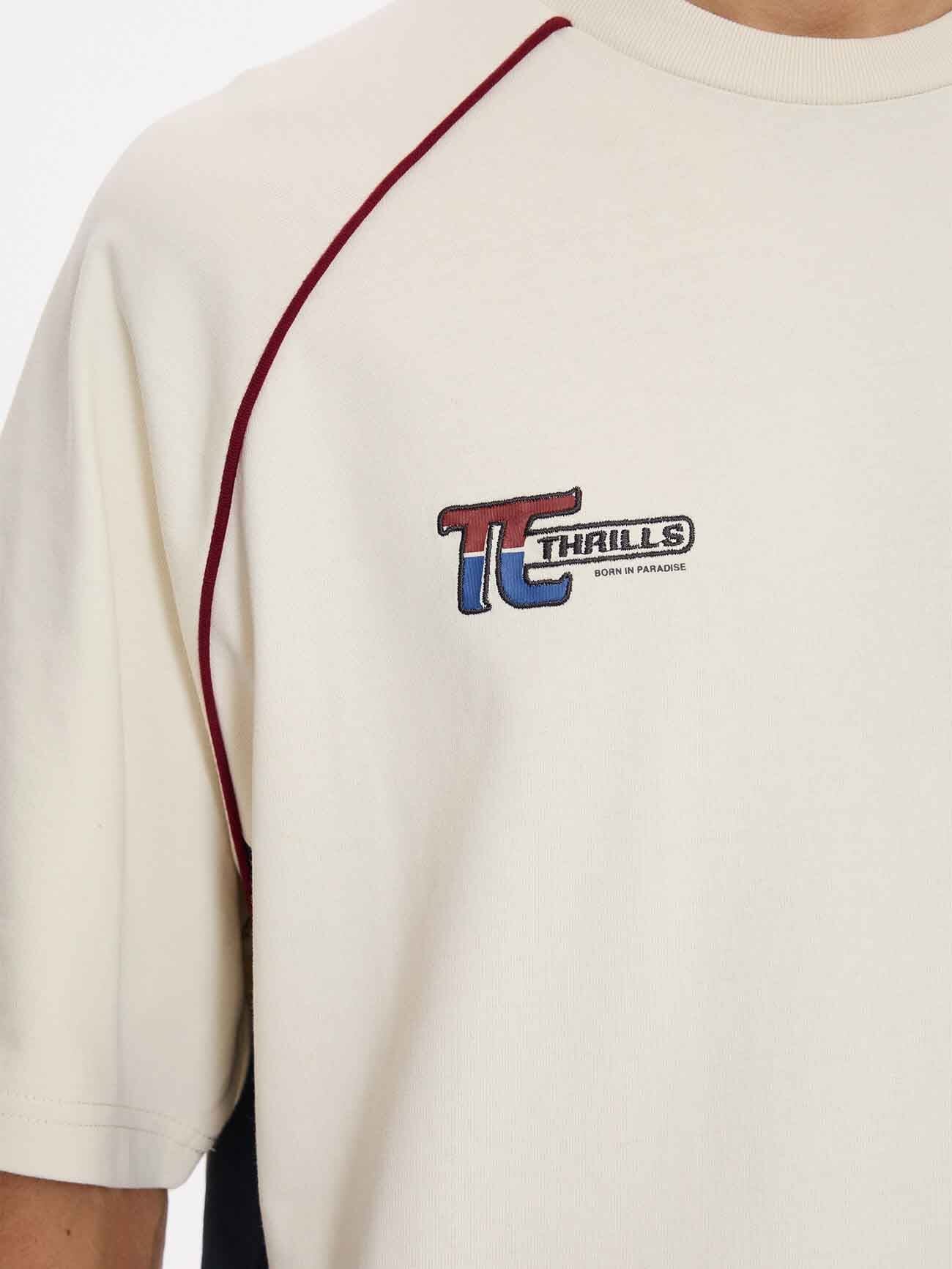 Motion Box Fit Oversize Tee - Heritage White