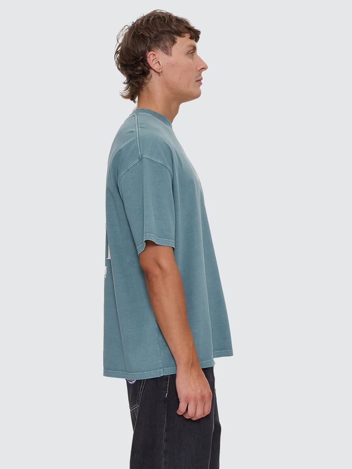 Adapt Box Fit Oversize Tee - Green Coast