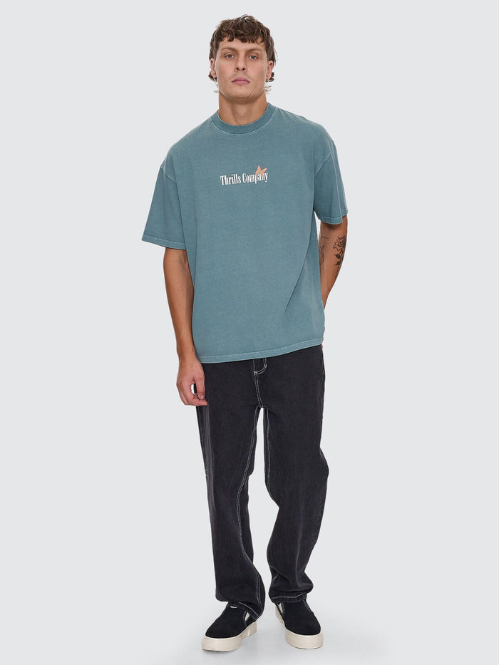 Adapt Box Fit Oversize Tee - Green Coast