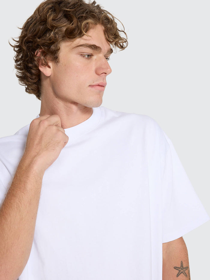 Thrills Service Box Fit Oversize Tee - White XS