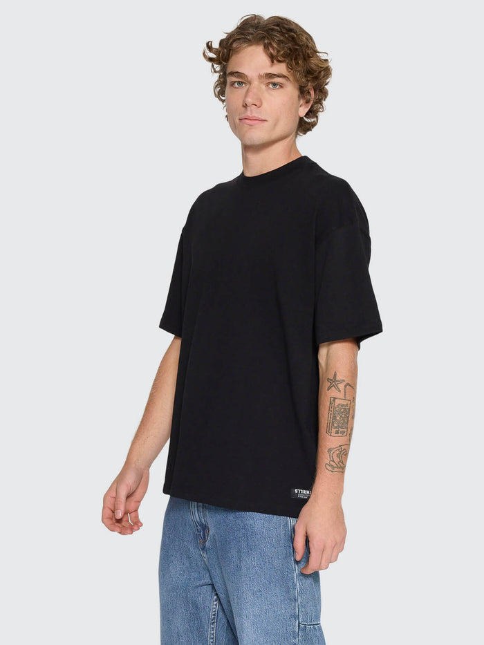 Thrills Service Box Fit Oversize Tee - Black XS