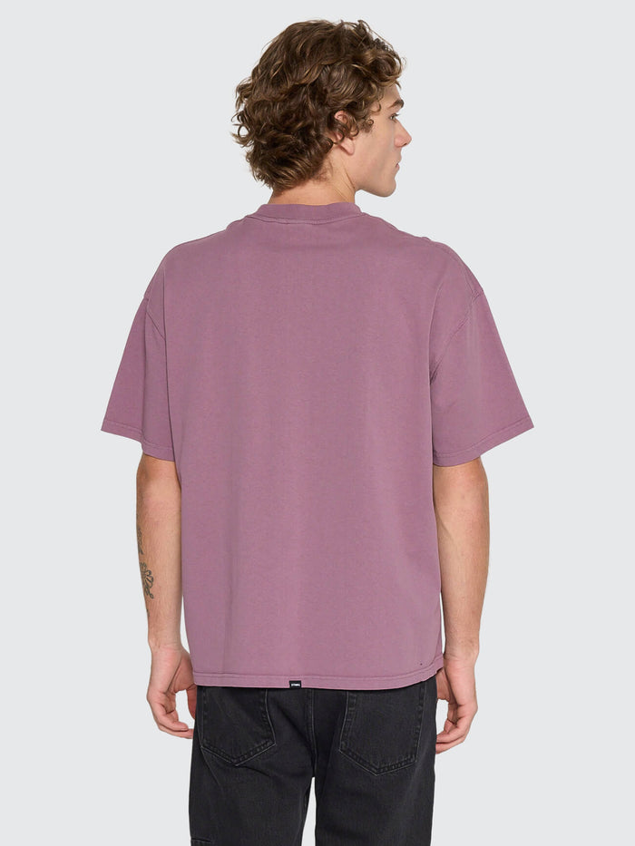 Thrills Service Box Fit Oversize Tee - Vintage Mauve XS