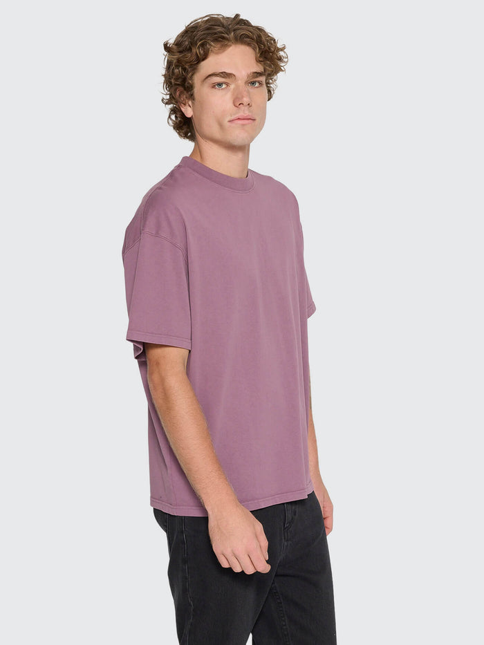 Thrills Service Box Fit Oversize Tee - Vintage Mauve XS
