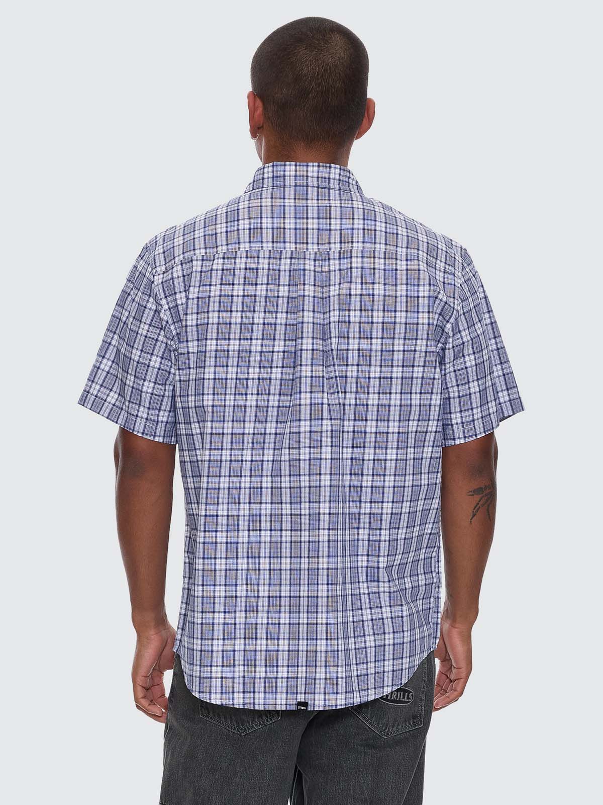 Trust In Us Short Sleeve Shirt - Twilight Blue XS