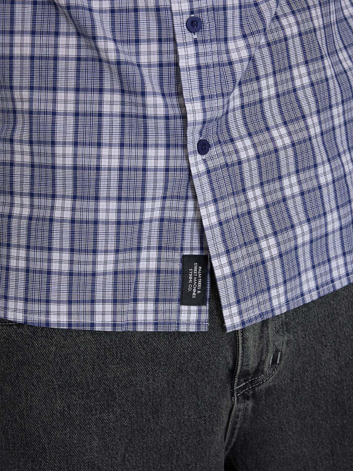 Trust In Us Short Sleeve Shirt - Twilight Blue XS