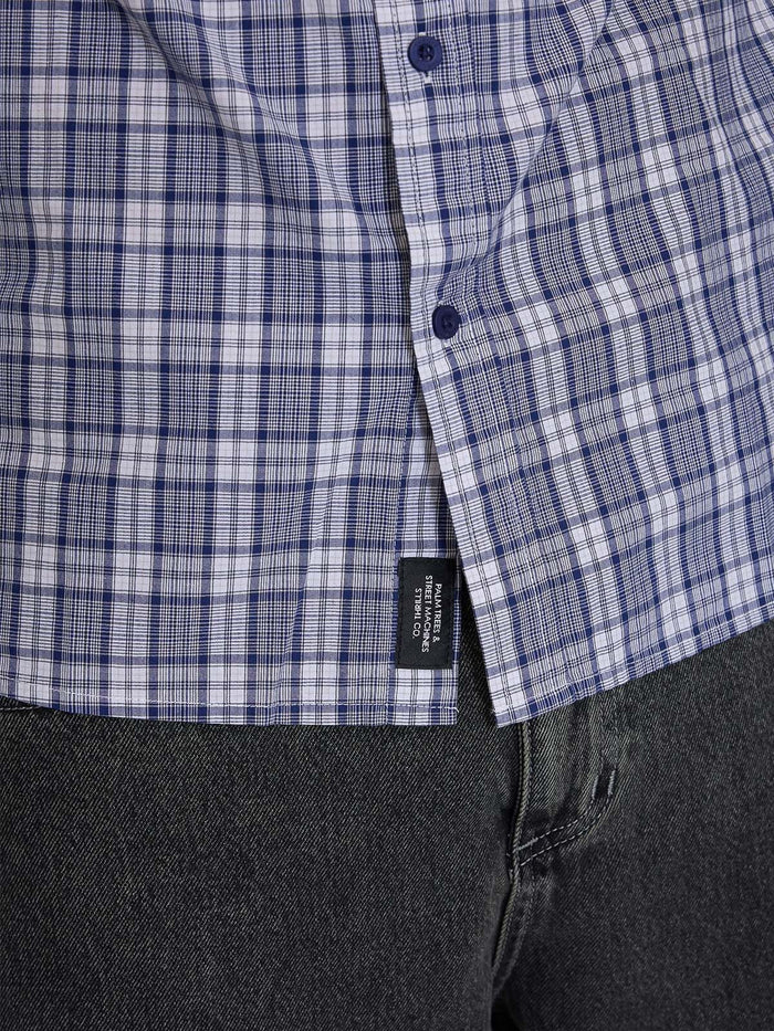 Trust In Us Short Sleeve Shirt - Twilight Blue XS