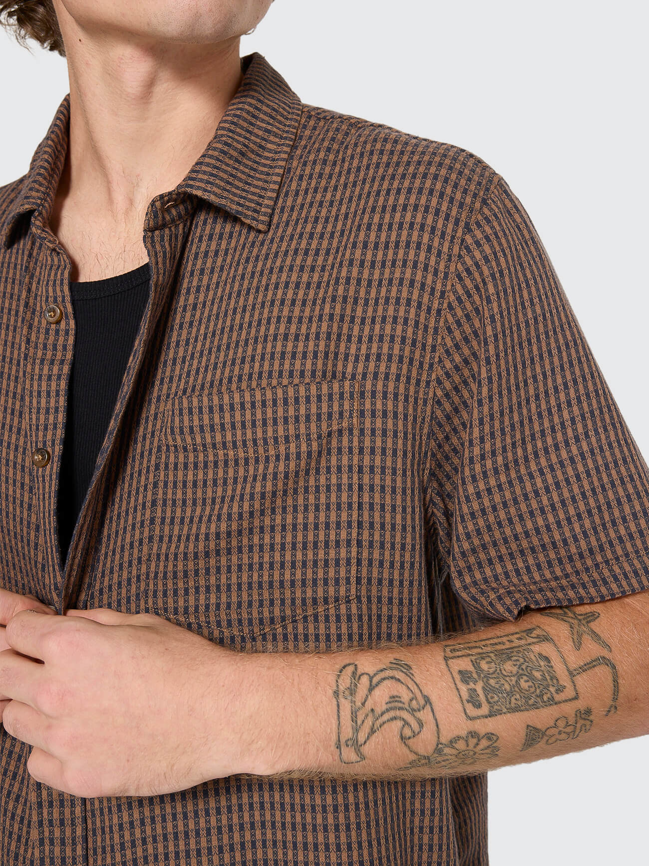 Ever Short Sleeve Shirt - Trader Brown XS