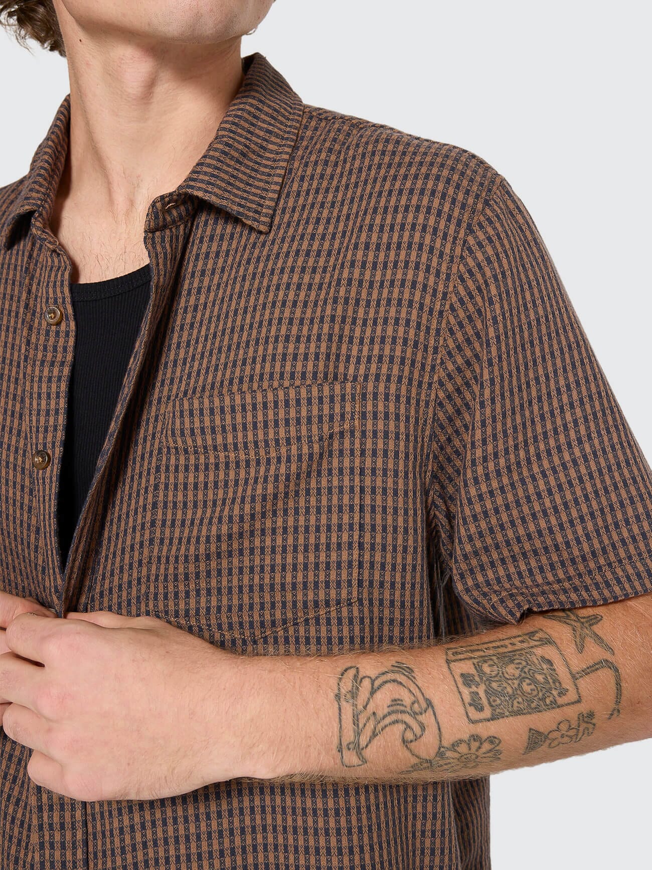 Ever Short Sleeve Shirt - Trader Brown XS