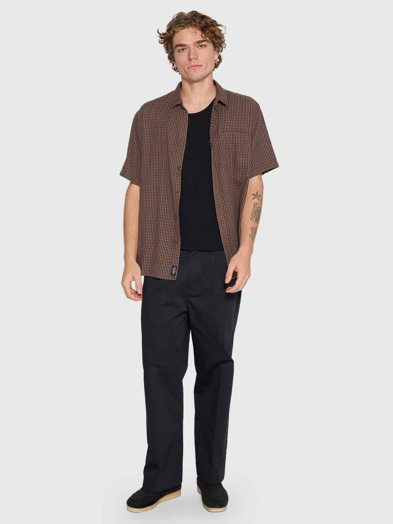 Ever Short Sleeve Shirt - Trader Brown XS