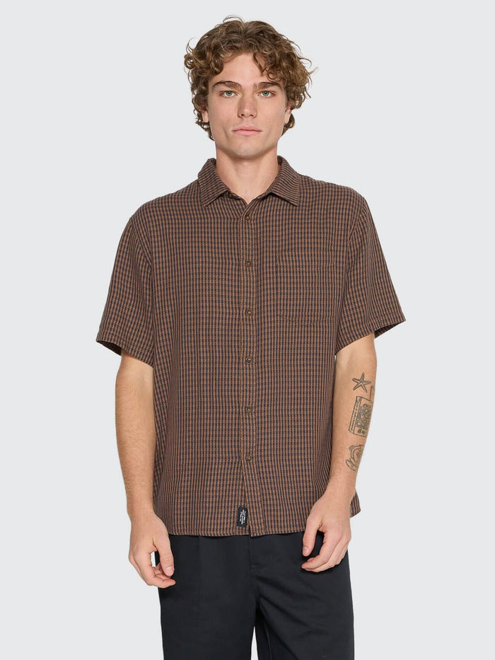 Ever Short Sleeve Shirt - Trader Brown XS