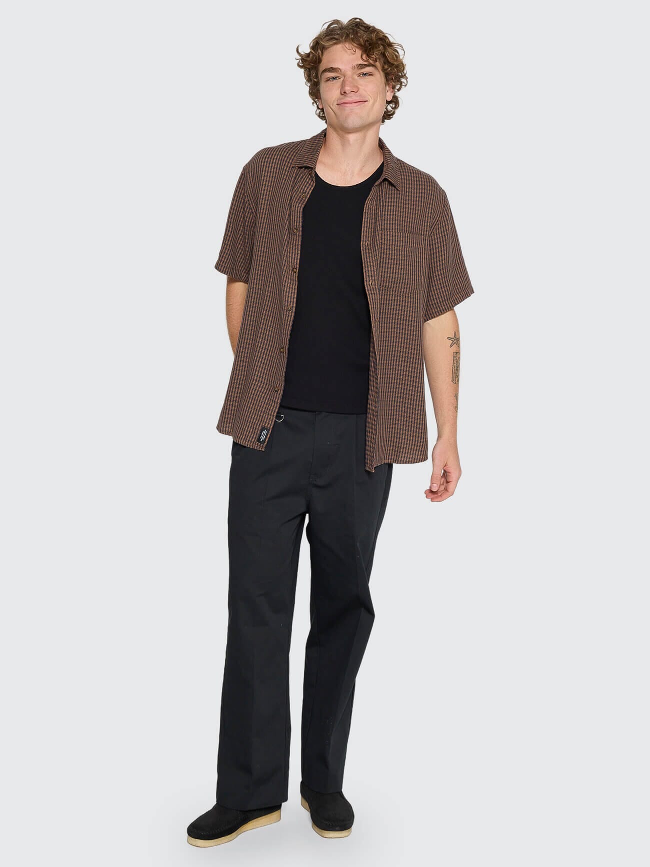 Ever Short Sleeve Shirt - Trader Brown XS