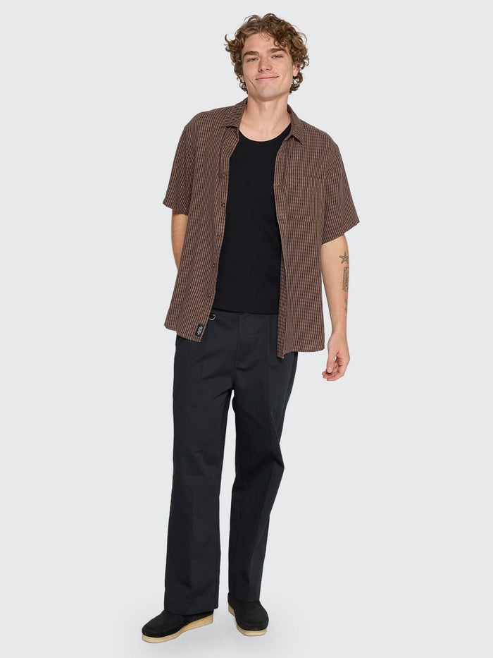 Ever Short Sleeve Shirt - Trader Brown XS