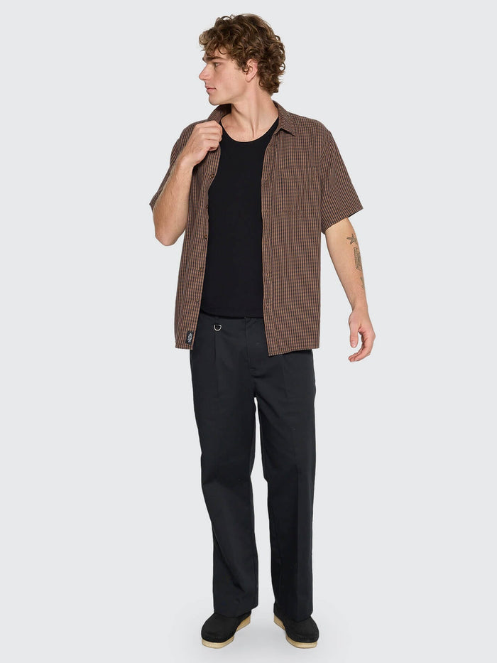 Ever Short Sleeve Shirt - Trader Brown XS