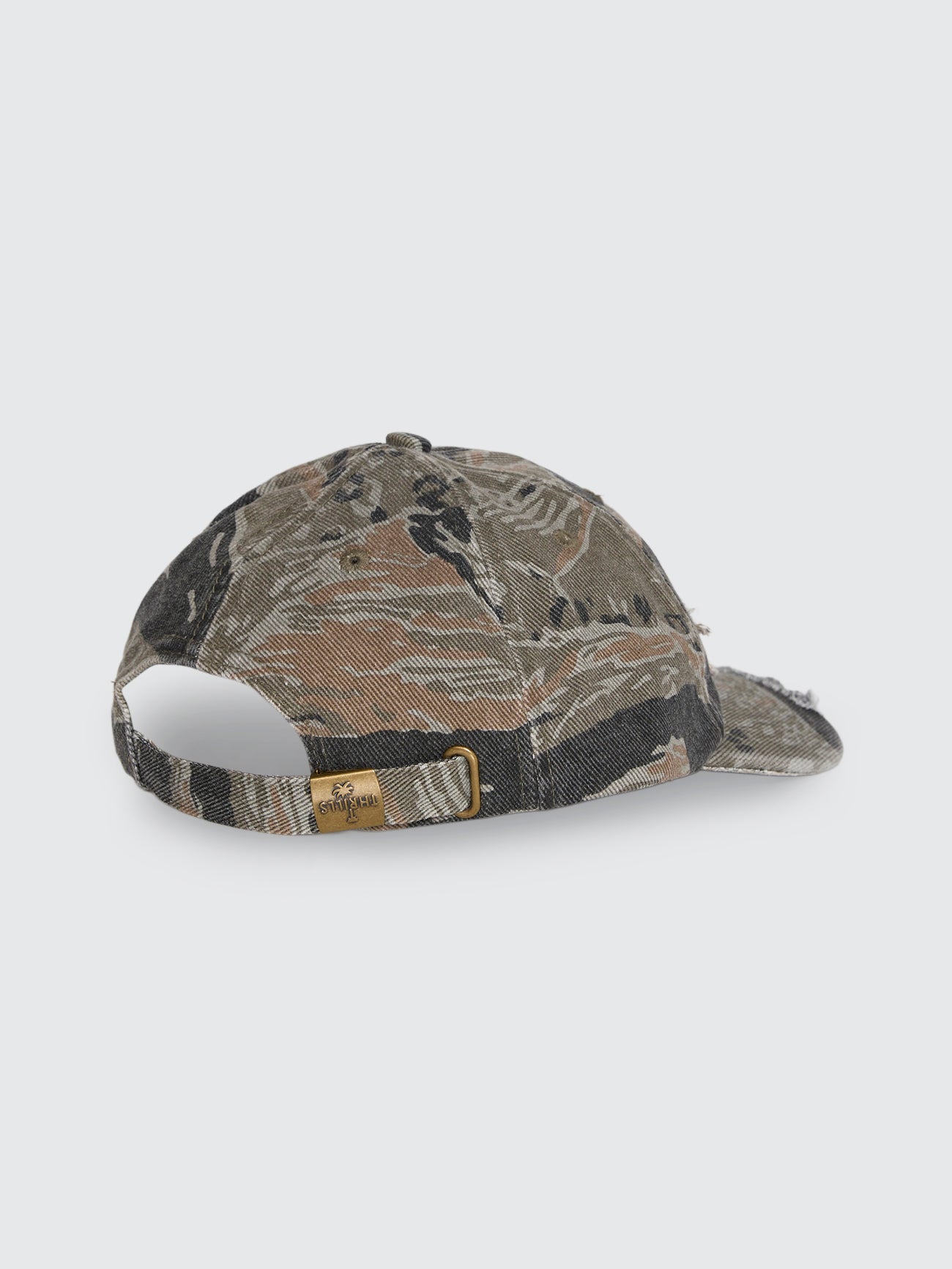 Issued 6 Panel Camo Cap - Black Tiger