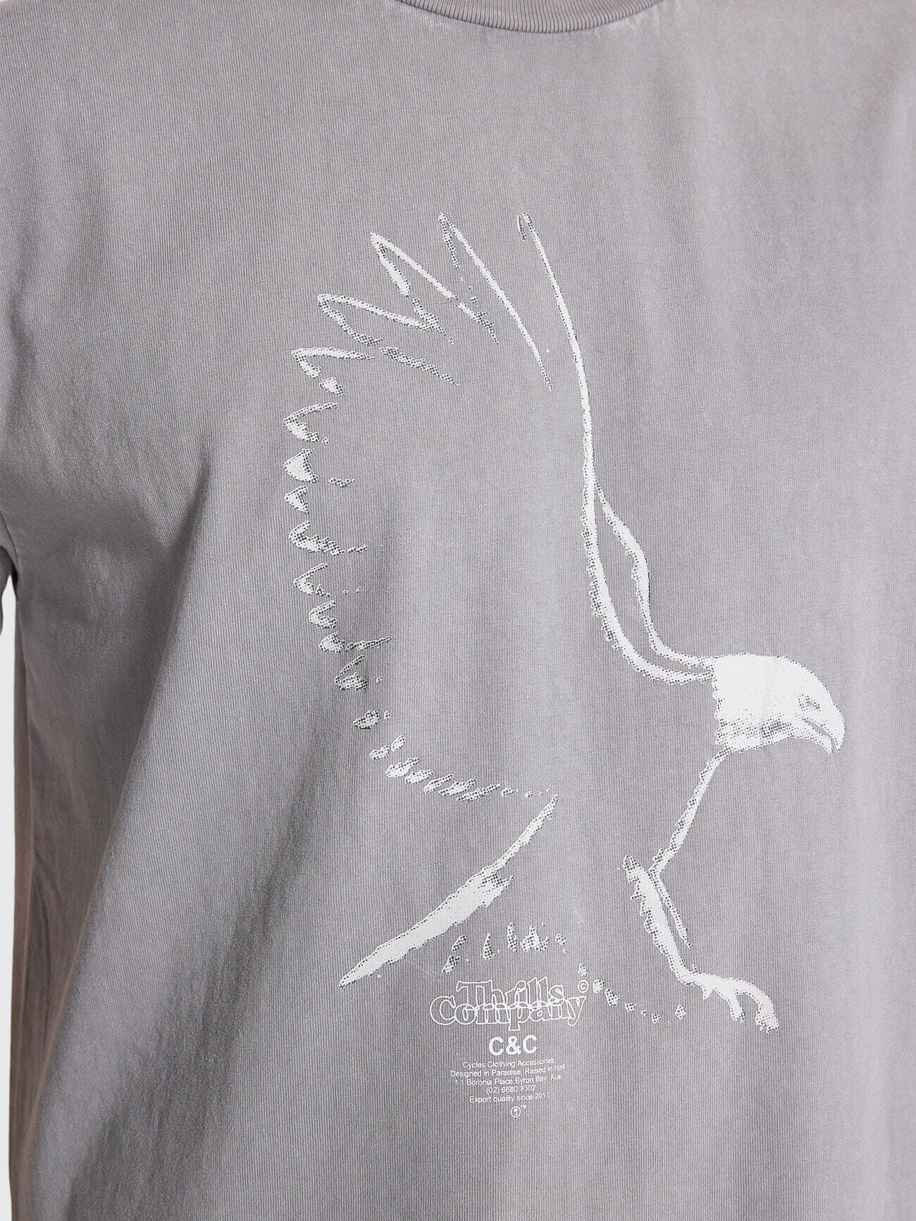 Speed Metal Merch Fit Tee - Marble Grey