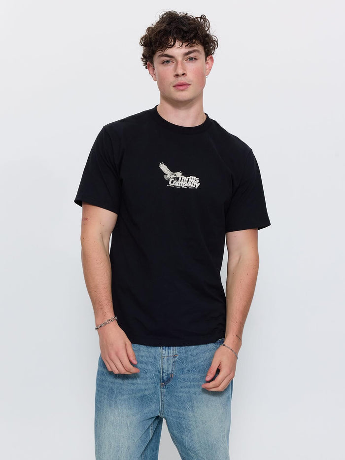 Between Chaos And Calm Merch Fit Tee - Black XS