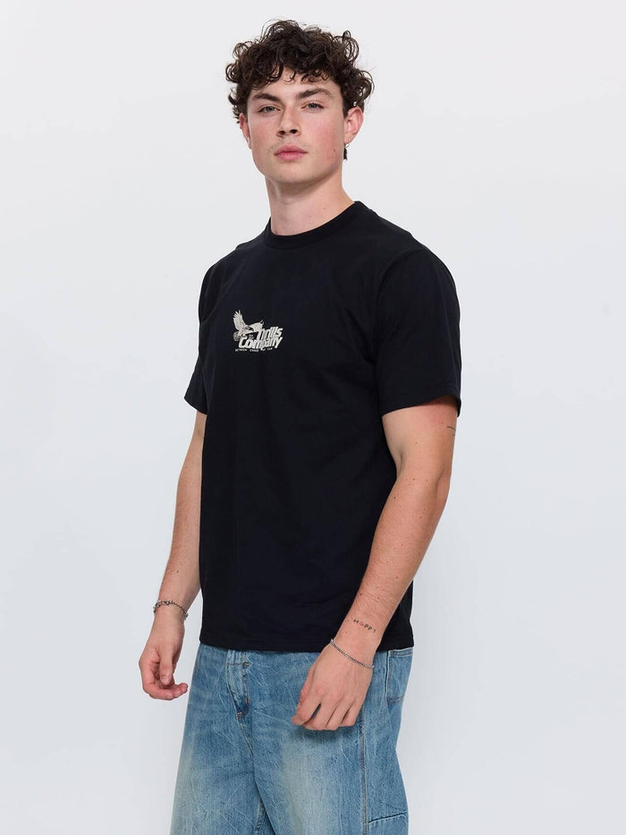 Between Chaos And Calm Merch Fit Tee - Black XS