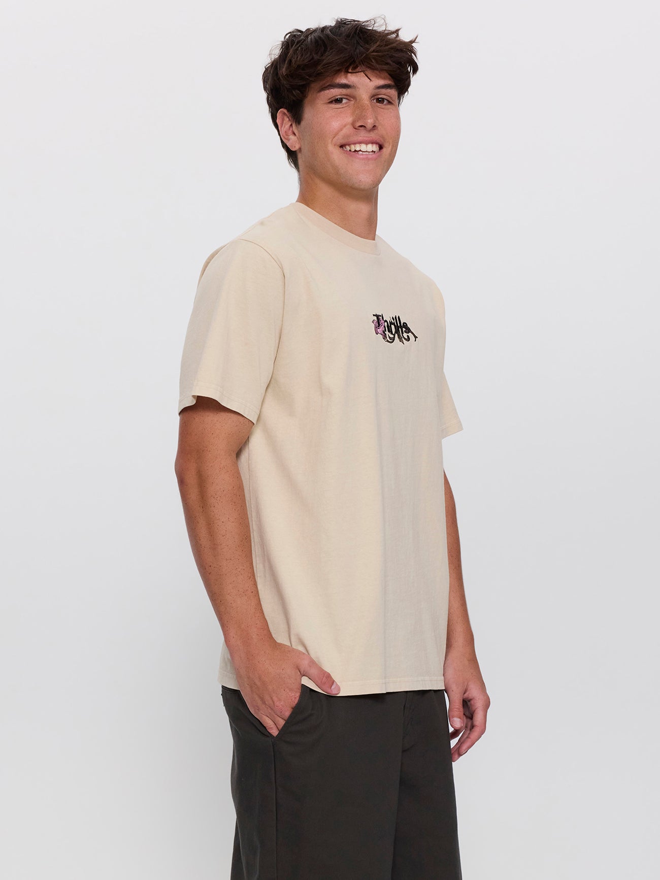 Natures Takeover Merch Fit Tee - Oatmeal XS