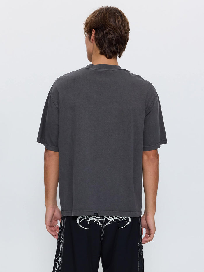 Times Been Told Box Crop Tee - Merch Black XS