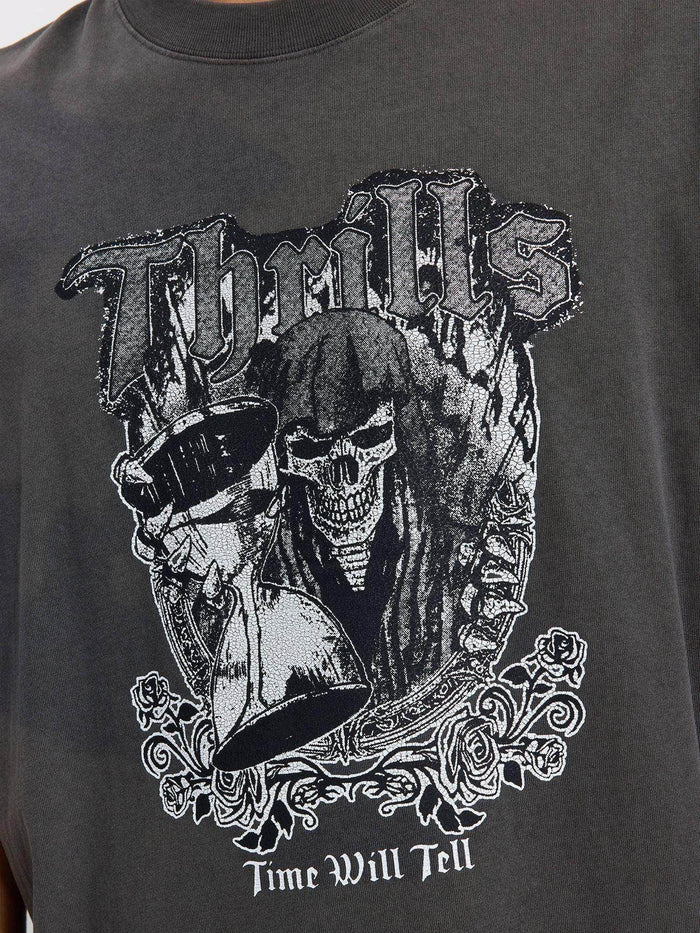 Times Been Told Box Crop Tee - Merch Black XS