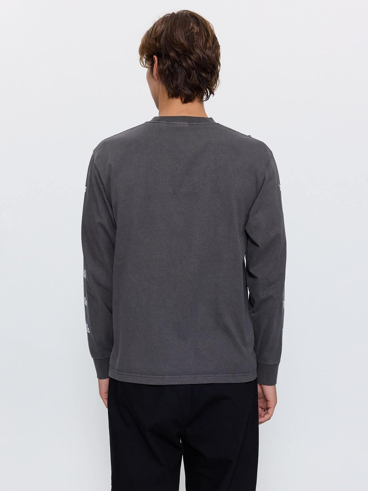 Times Been Told Box Crop Long Sleeve Tee - Merch Black XS