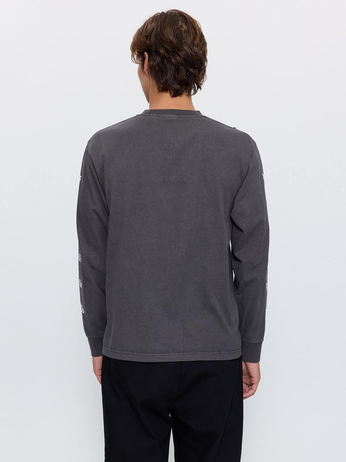 Times Been Told Box Crop Long Sleeve Tee - Merch Black XS