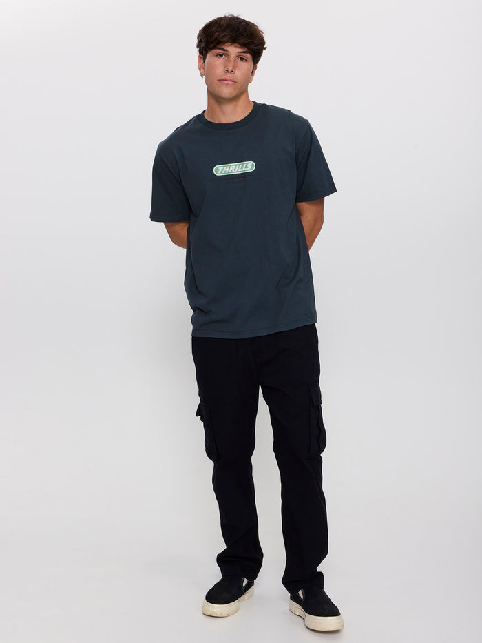 Built To Win Merch Fit Tee - Petrol XS