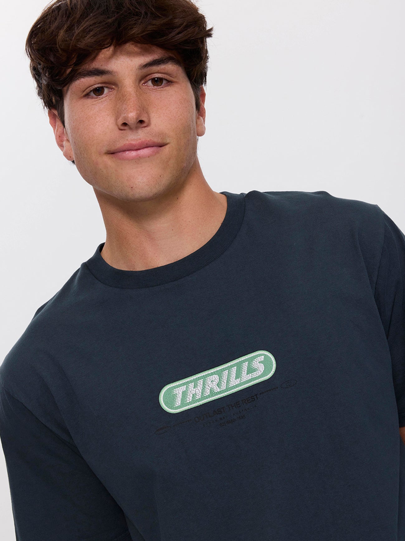 Built To Win Merch Fit Tee - Petrol XS
