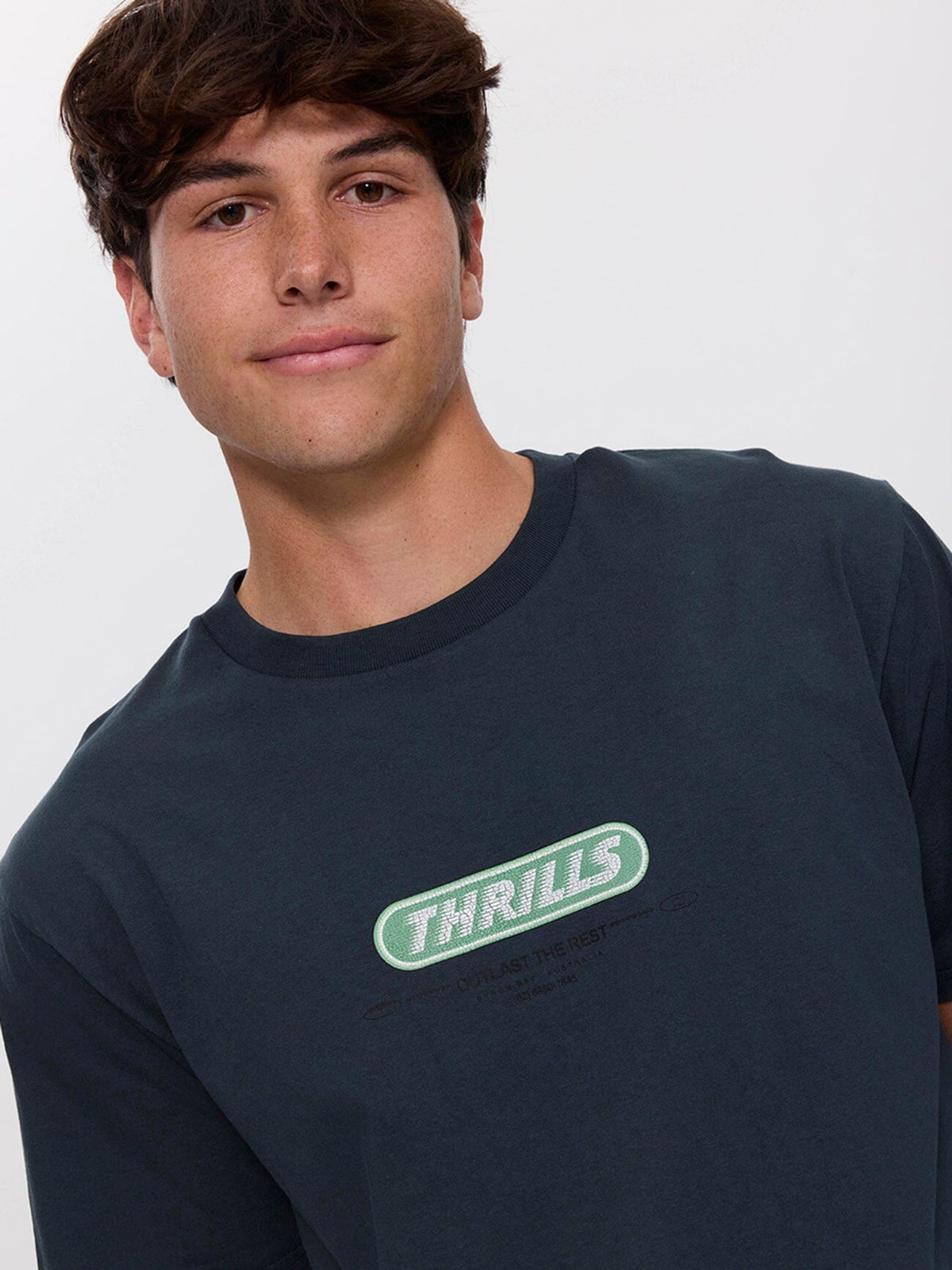 Built To Win Merch Fit Tee - Petrol XS