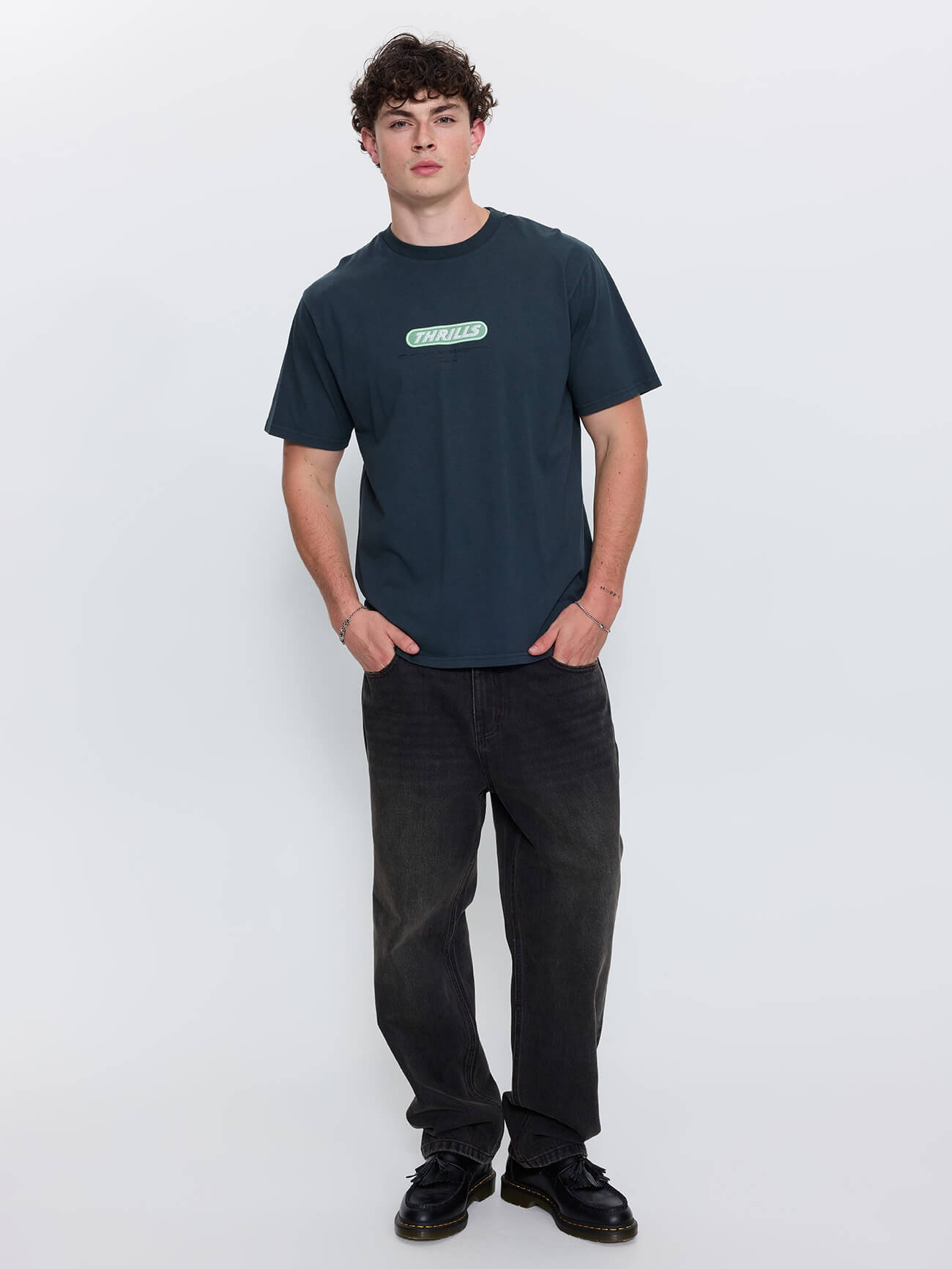 Built To Win Merch Fit Tee - Petrol XS
