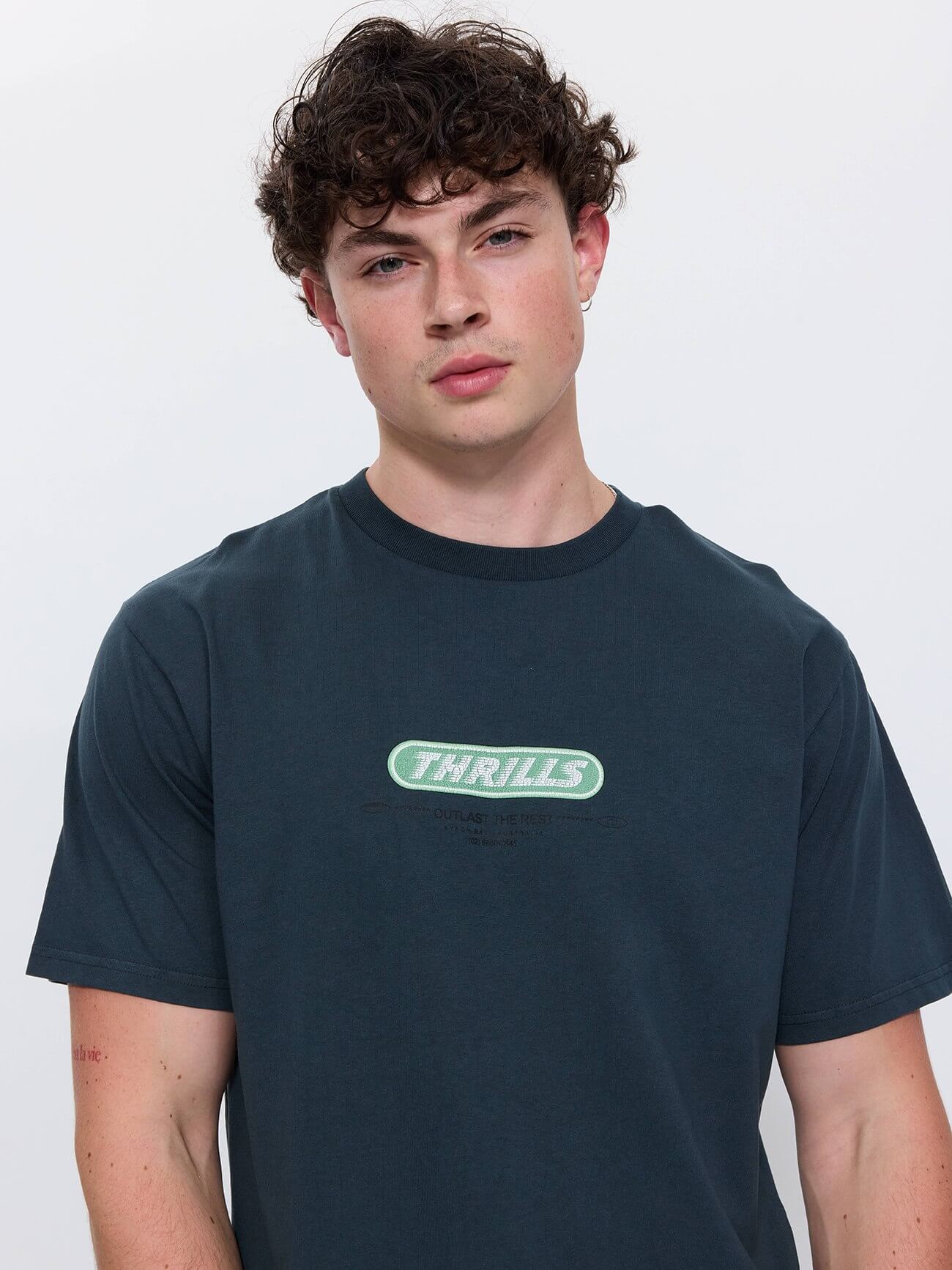 Built To Win Merch Fit Tee - Petrol XS