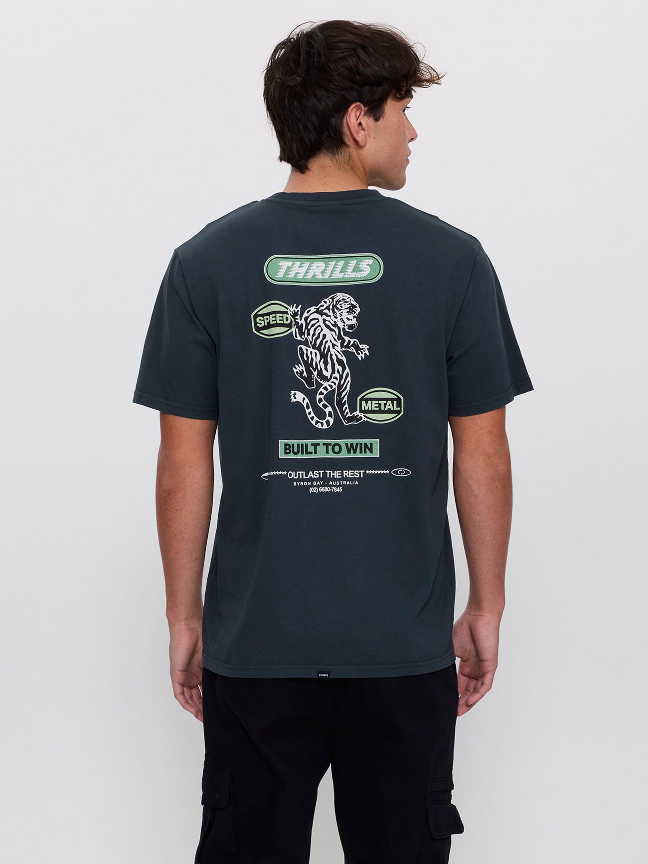 Built To Win Merch Fit Tee - Petrol XS