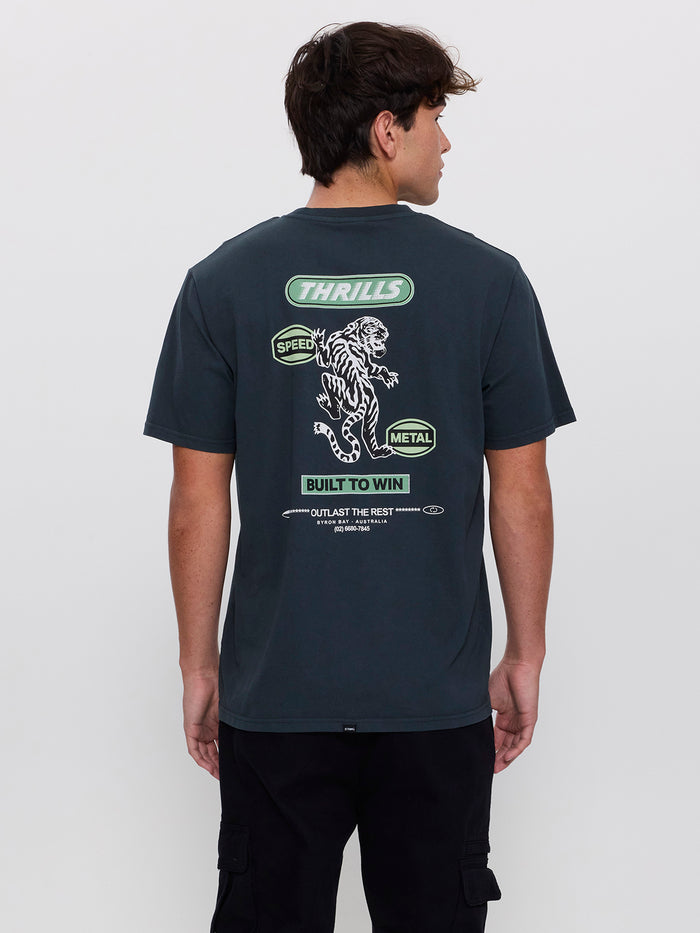 Built To Win Merch Fit Tee - Petrol XS