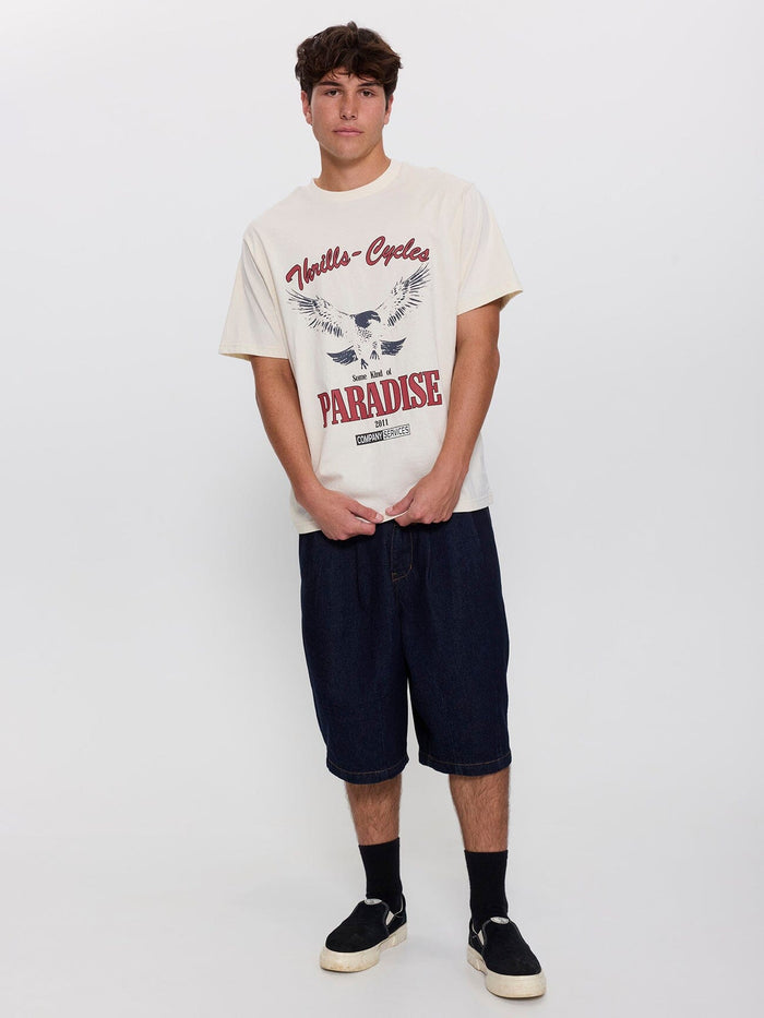 Get the Horns Merch Fit Tee - Heritage White XS