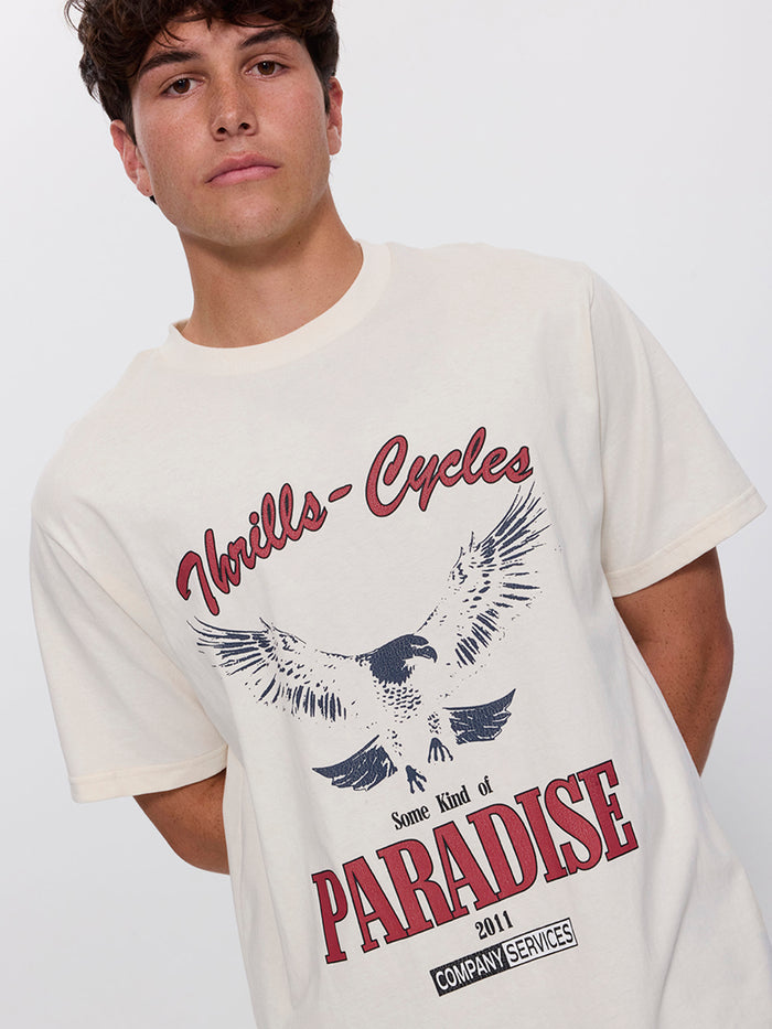 Get the Horns Merch Fit Tee - Heritage White XS