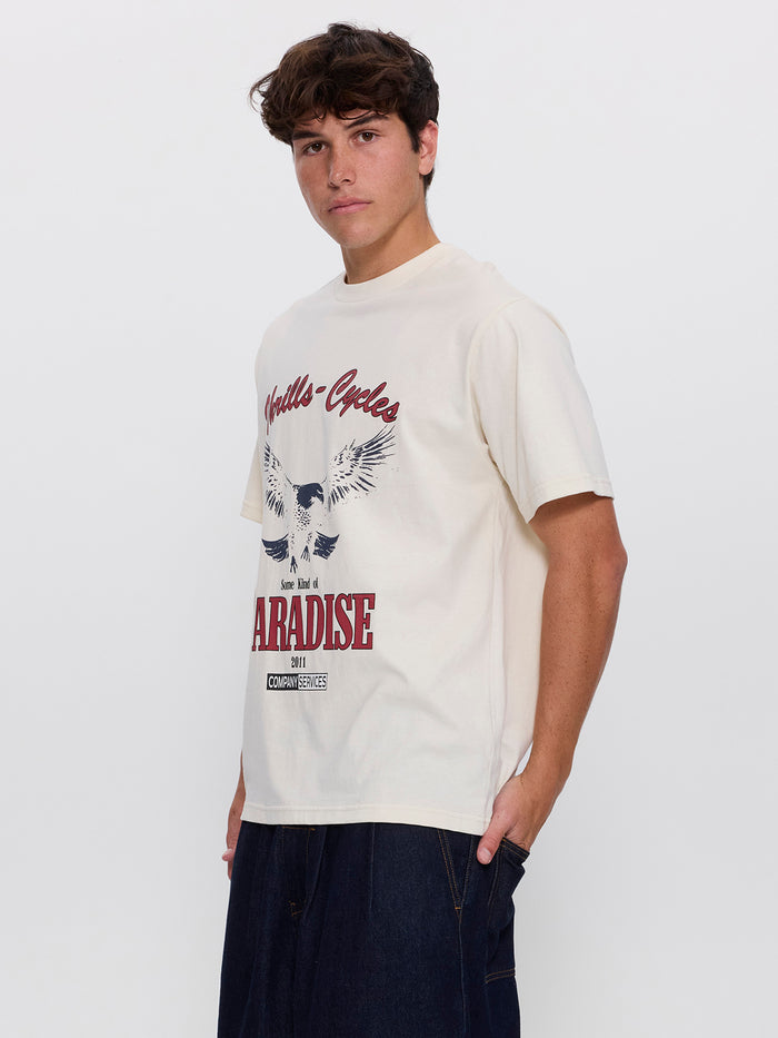 Get the Horns Merch Fit Tee - Heritage White XS