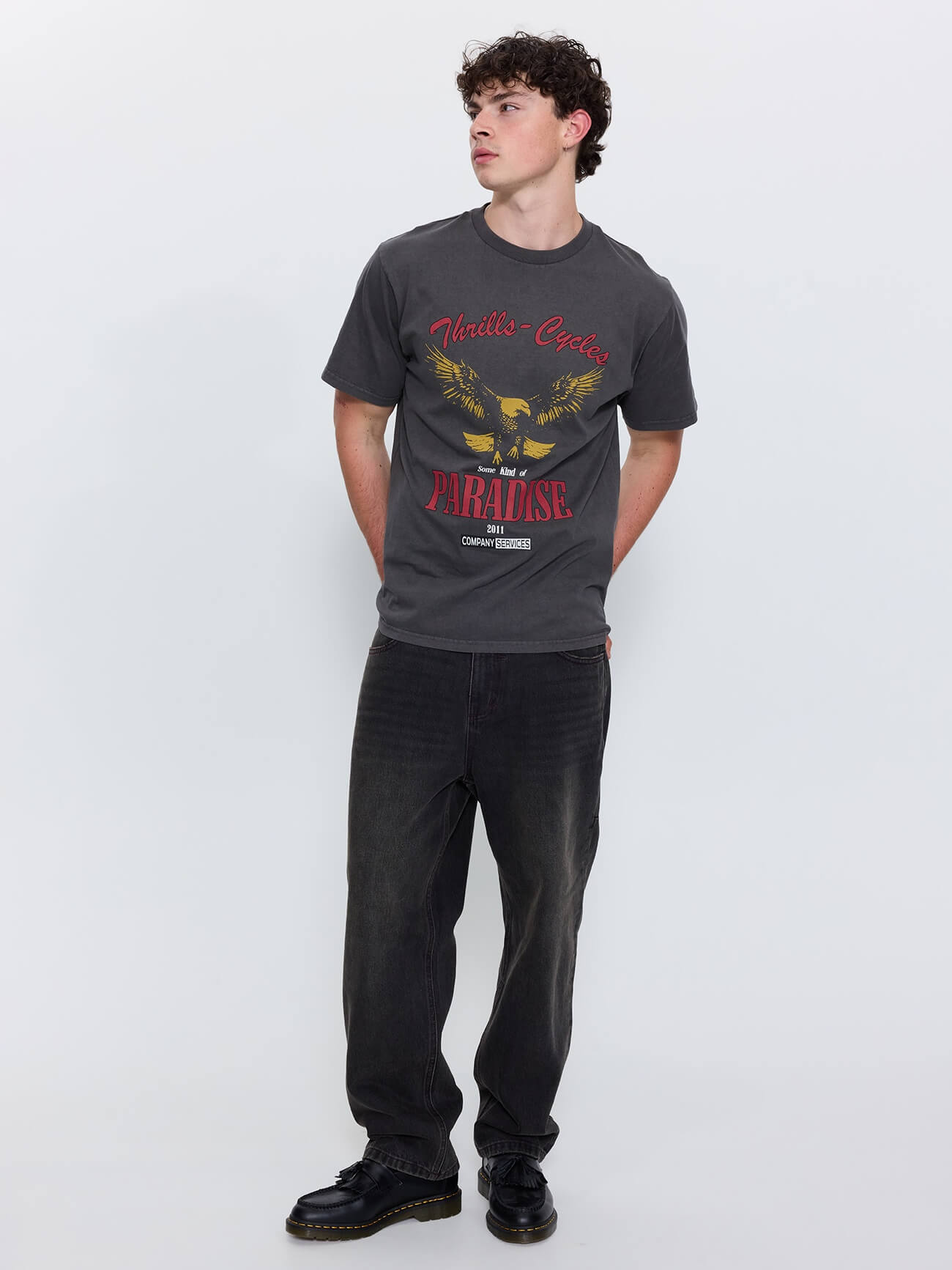 Get the Horns Merch Fit Tee - Merch Black XS