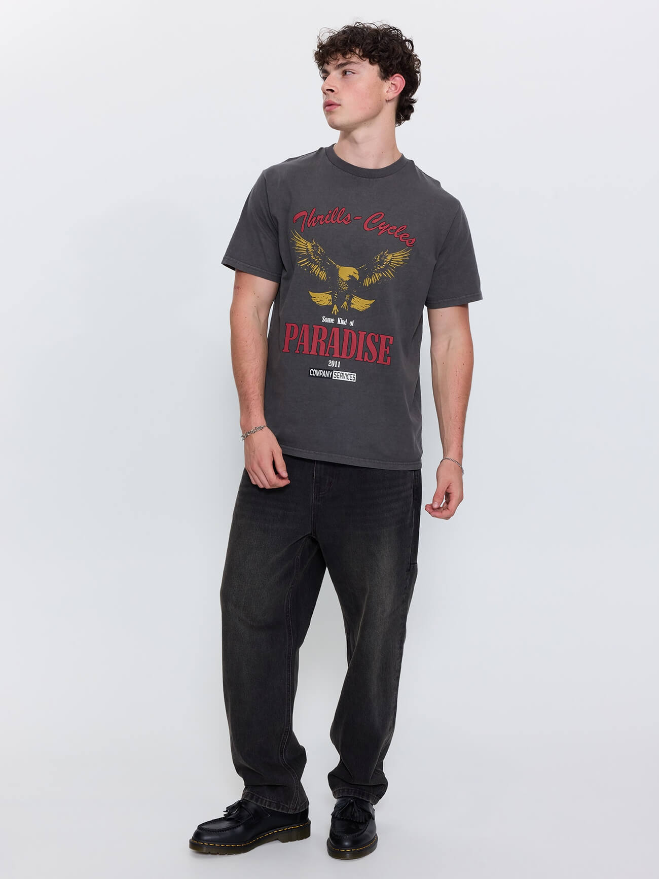 Get the Horns Merch Fit Tee - Merch Black XS