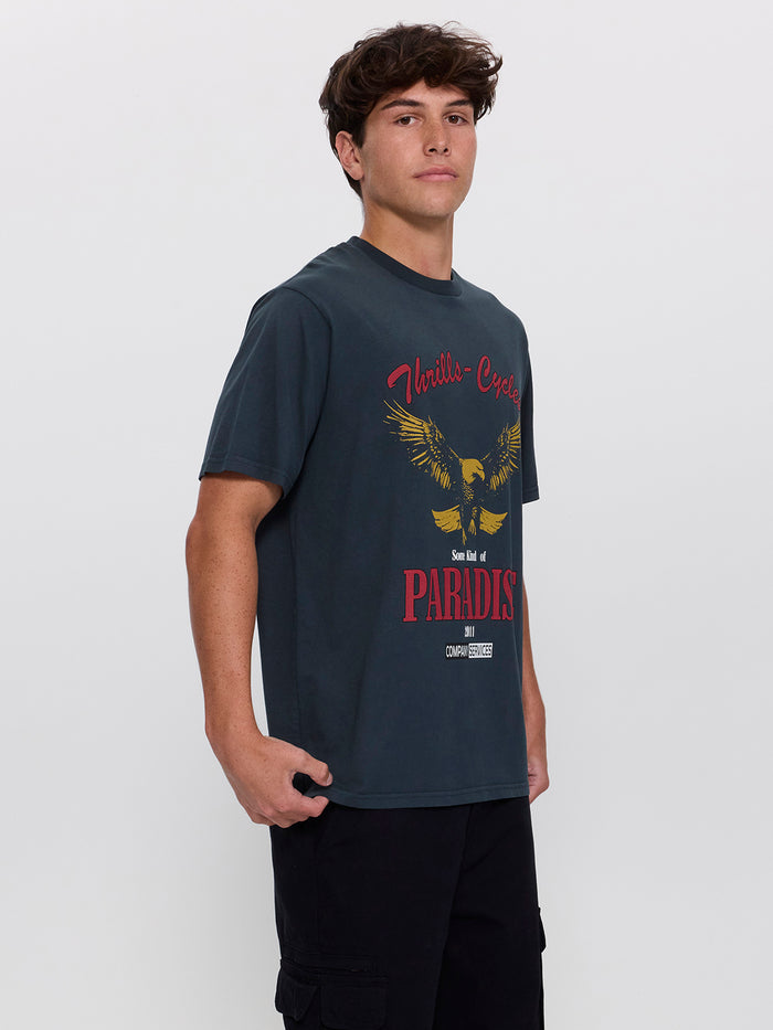Get the Horns Merch Fit Tee - Petrol XS