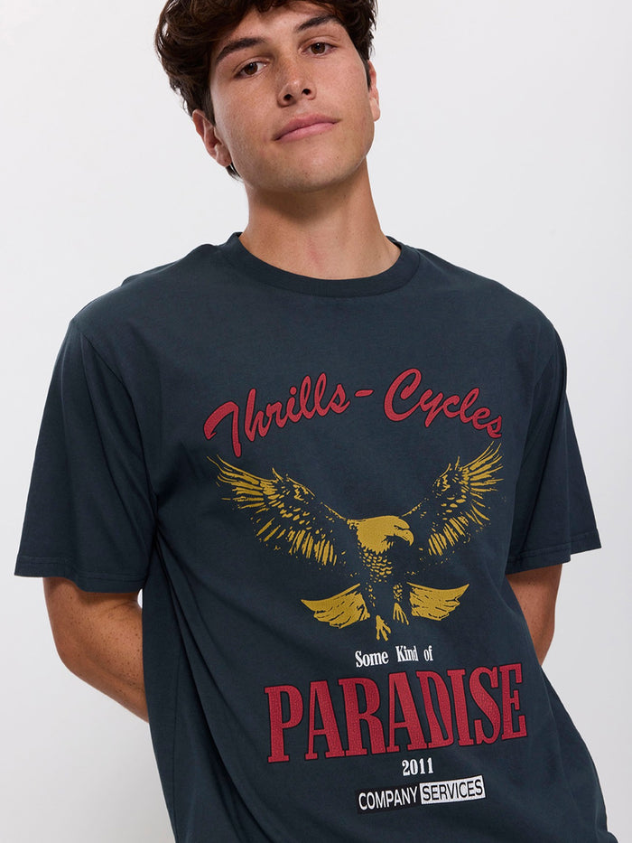 Get the Horns Merch Fit Tee - Petrol XS