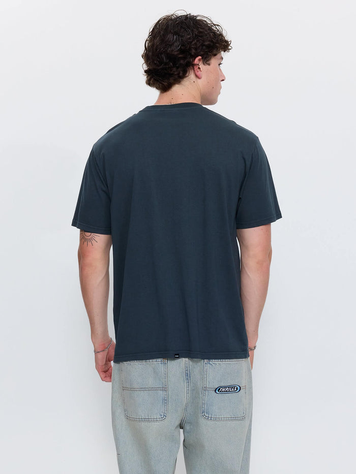 Get the Horns Merch Fit Tee - Petrol XS