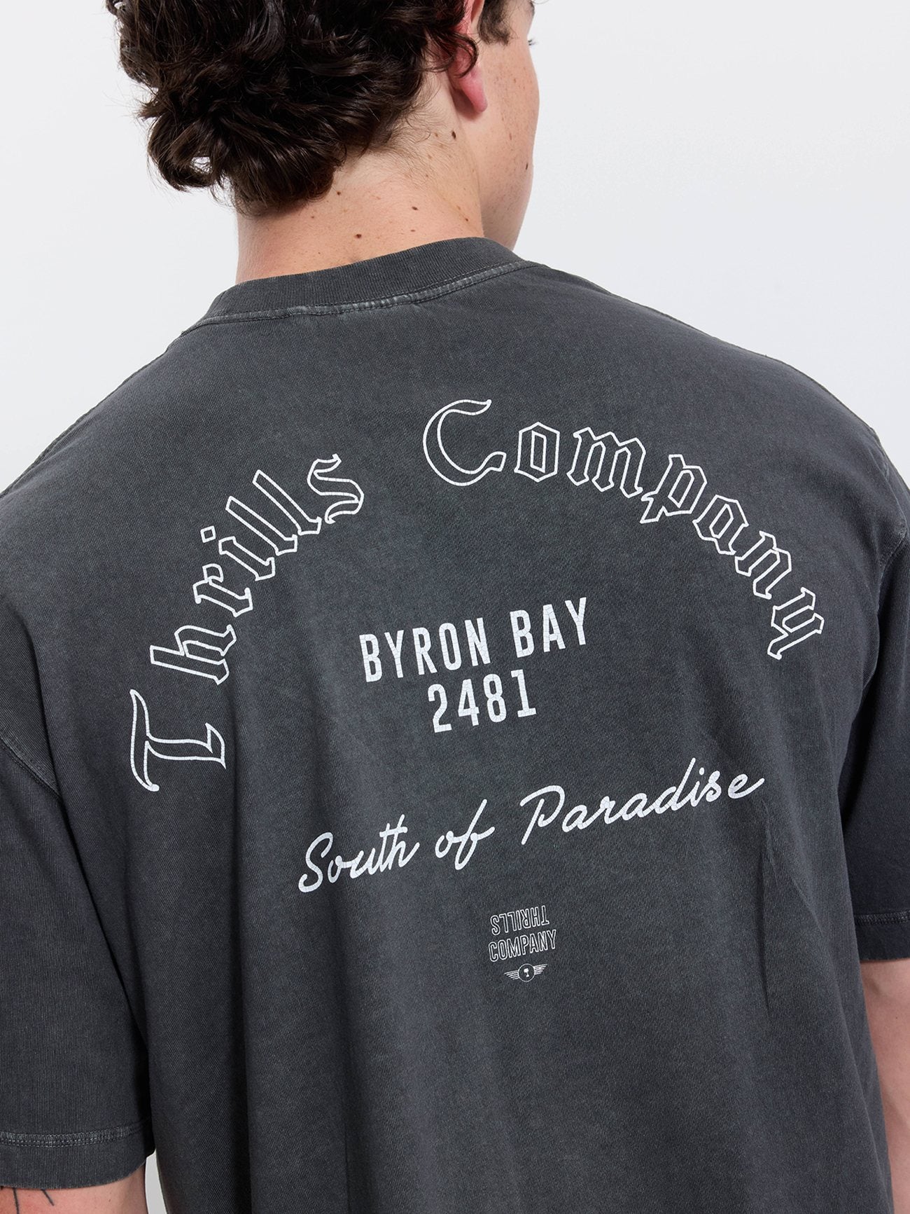 Beyond Paradise Box Crop Tee - Merch Black