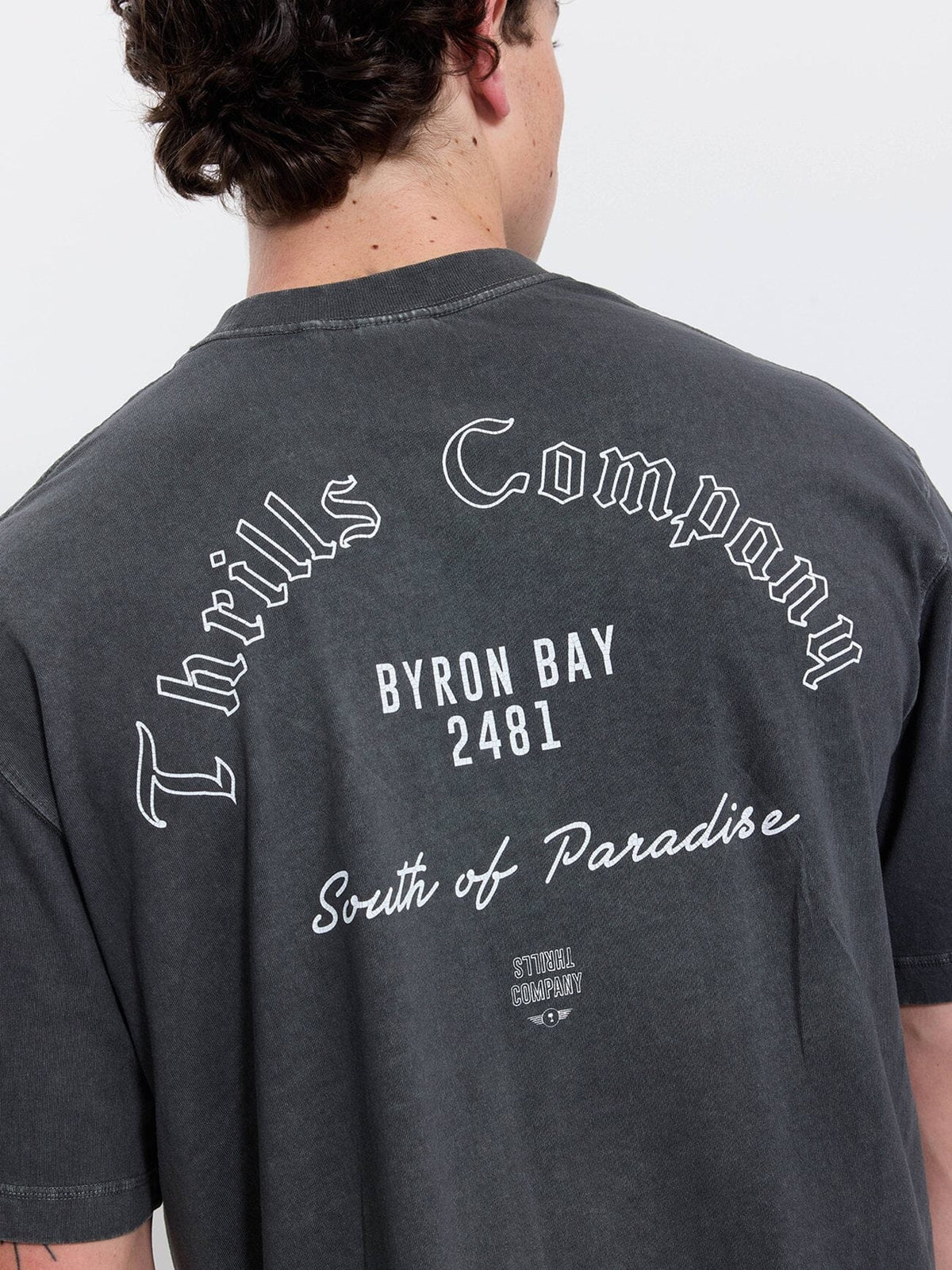 Beyond Paradise Box Crop Tee - Merch Black